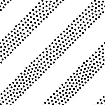 Vector geometric seamless pattern. Repeating abstract dots Illustrazione stock