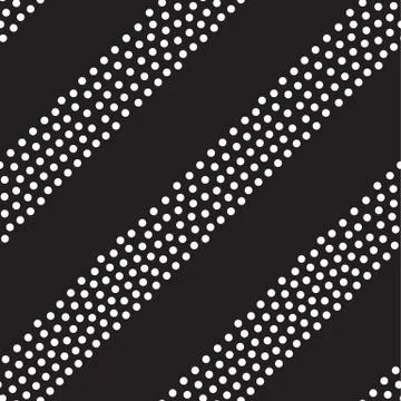 Vector geometric seamless pattern. Repeating abstract dots Stock Illustration