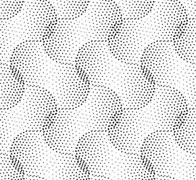 Vector geometric seamless pattern. Repeating abstract dots 스톡 일러스트