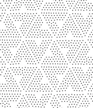 Vector geometric seamless pattern. Repeating abstract dots Illustrazione stock