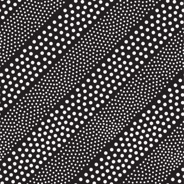 Vector geometric seamless pattern. Repeating abstract dots Stock Illustration