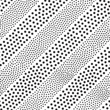 Vector geometric seamless pattern. Repeating abstract dots Stock Illustration