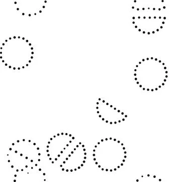 Vector geometric seamless pattern. Repeating abstract dots 스톡 일러스트