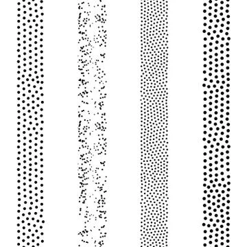 Vector geometric seamless pattern. Repeating abstract dots Stock Illustration