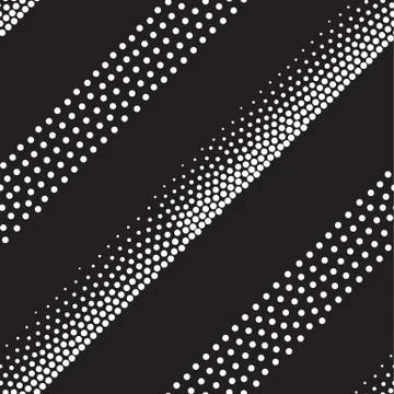 Vector geometric seamless pattern. Repeating abstract dots Stock Illustration