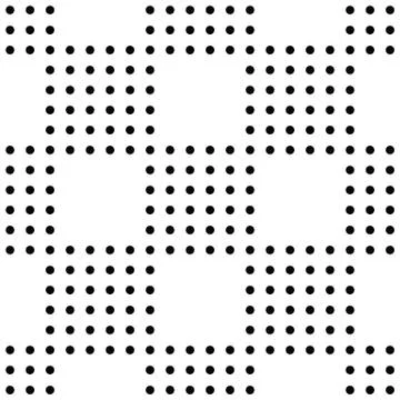Vector geometric seamless pattern. Repeating abstract dots Illustrazione stock
