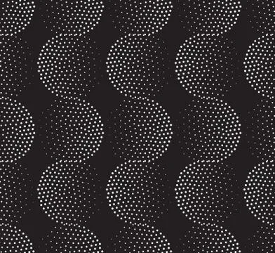 Vector geometric seamless pattern. Repeating abstract dots Stock Illustration