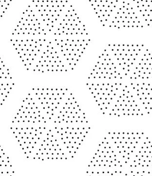 Vector geometric seamless pattern. Repeating abstract dots Illustrazione stock