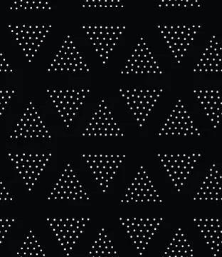 Vector geometric seamless pattern. Repeating abstract dots Illustrazione stock