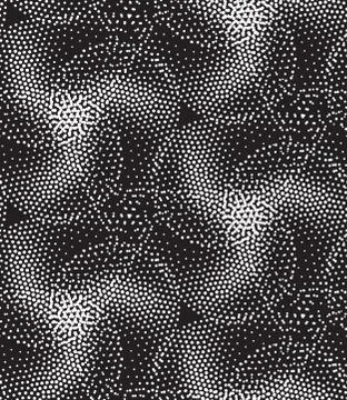 Vector geometric seamless pattern. Repeating abstract dots Stock Illustration
