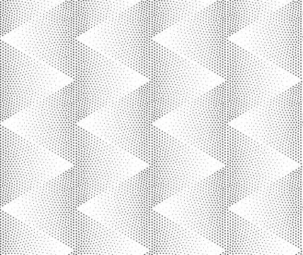 Vector geometric seamless pattern. Repeating abstract dots Stock Illustration