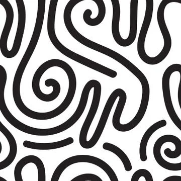 Vector geometric seamless pattern. Repeating abstract circles gr Stock Illustration