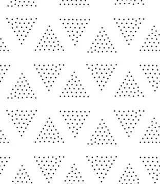 Vector geometric seamless pattern. Repeating abstract dots Stock Illustration