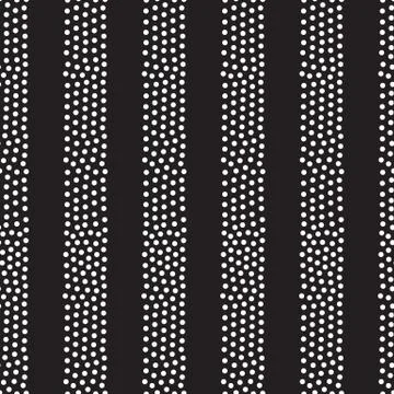 Vector geometric seamless pattern. Repeating abstract dots Stock Illustration