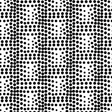 Vector geometric seamless pattern. Repeating abstract dots Illustrazione stock