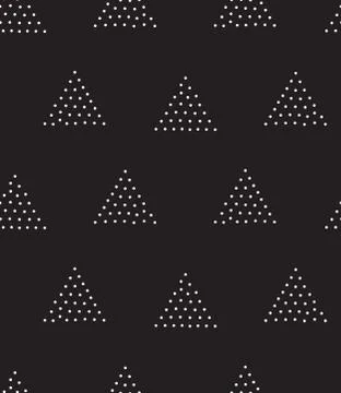 Vector geometric seamless pattern. Repeating abstract dots Illustrazione stock
