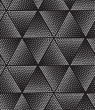 Vector geometric seamless pattern. Repeating abstract dots Illustrazione stock