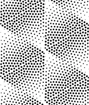 Vector geometric seamless pattern. Repeating abstract dots Stock Illustration