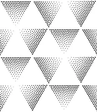 Vector geometric seamless pattern. Repeating abstract dots Stock Illustration