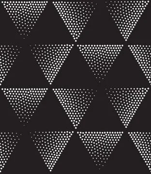 Vector geometric seamless pattern. Repeating abstract dots Illustrazione stock
