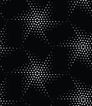 Vector geometric seamless pattern. Repeating abstract dots 库存插图