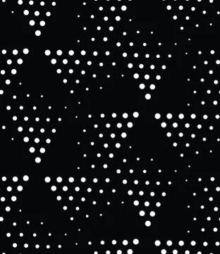 Vector geometric seamless pattern. Repeating abstract dots Illustrazione stock