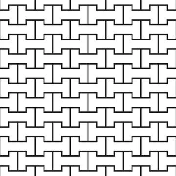 Vector geometric seamless pattern - simple design. 스톡 일러스트