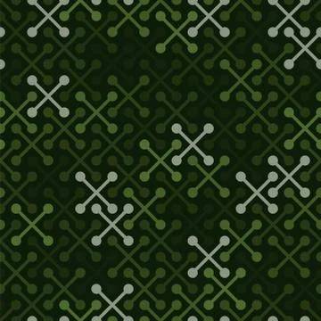 Vector geometric seamless pattern with simple cross shapes silhouettes 스톡 일러스트