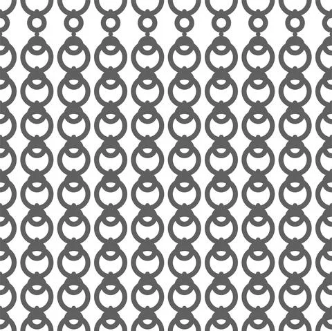 Vector. Geometric seamless pattern. Solid contour circles Illustrazione stock