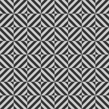 Vector geometric seamless pattern with stripes, lines, squares Stockillustratie