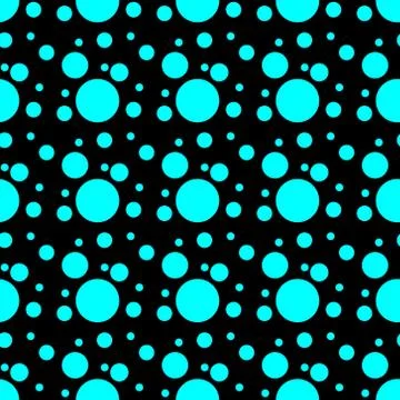 Vector geometric seamless pattern. Universal Repeating abstract circles figur Stock Illustration