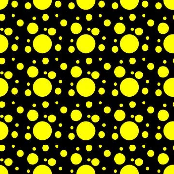 Vector geometric seamless pattern. Universal Repeating abstract circles figur Stock Illustration