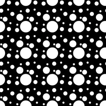 Vector geometric seamless pattern. Universal Repeating abstract circles figur Stock Illustration