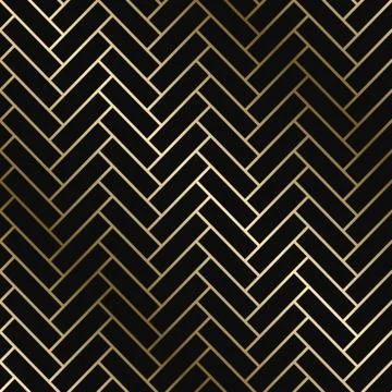 Vector geometric simple creative pattern - seamless luxury gold gradient design 스톡 일러스트
