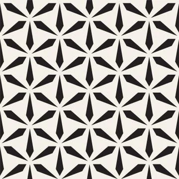 Vector geometric simple seamless pattern - creative symmetric texture Illustrazione stock