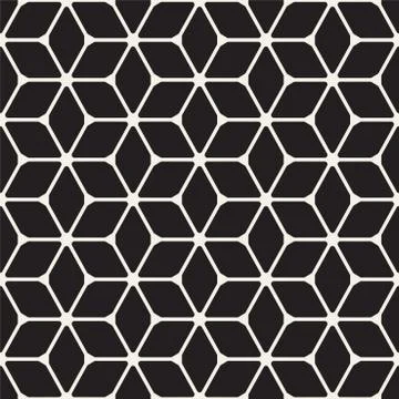 Vector geometric simple seamless pattern - dark symmetric texture. Repeatable 스톡 일러스트