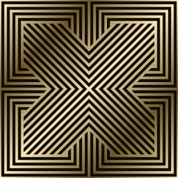 Vector geometric striped pattern - seamless luxury gold gradient design. Rich Иллюстрация