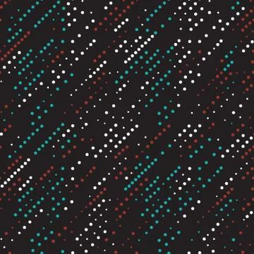 Vector geometric stripes seamless pattern. Repeating abstract li Stock Illustration