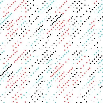 Vector geometric stripes seamless pattern. Repeating abstract li Stock Illustration