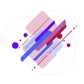 Vector geometric template abstract background Stock Illustration