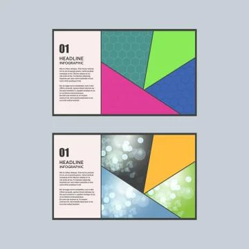 Vector geometric triangular design style 스톡 일러스트