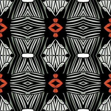 Vector geometry abstract seamless pattern background Stock Illustration