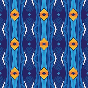 Vector geometry abstract seamless pattern background Stock Illustration