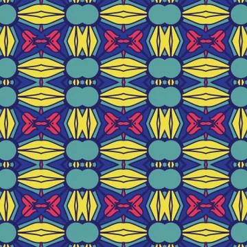 Vector geometry abstract seamless pattern background Stock Illustration