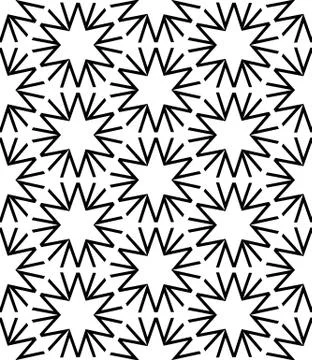 Vector geometry abstract seamless pattern background Illustrazione stock