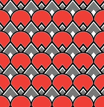 Vector geometry abstract seamless pattern background Stock Illustration