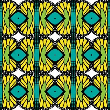 Vector geometry abstract seamless pattern background Stock Illustration