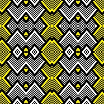 Vector geometry abstract seamless pattern background Stock Illustration
