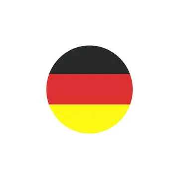 Vector - Germany Flag Glossy Button. Germany flag button Stock Illustration