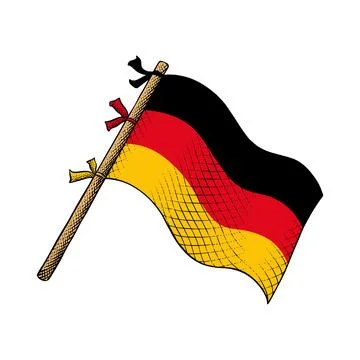 Vector of Germany Flag Stock Illustration